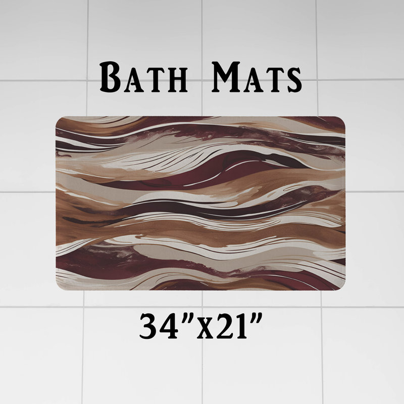 Ginni Abstract Shower Curtain, 93" H x 70" W