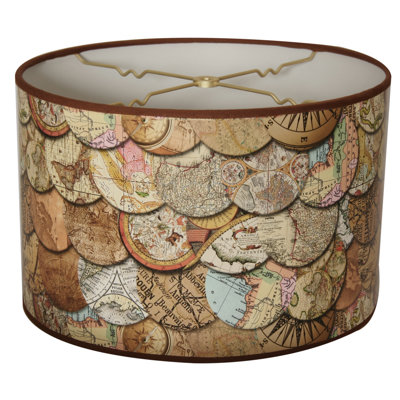 8 in. H Paper Drum Lamp Shade