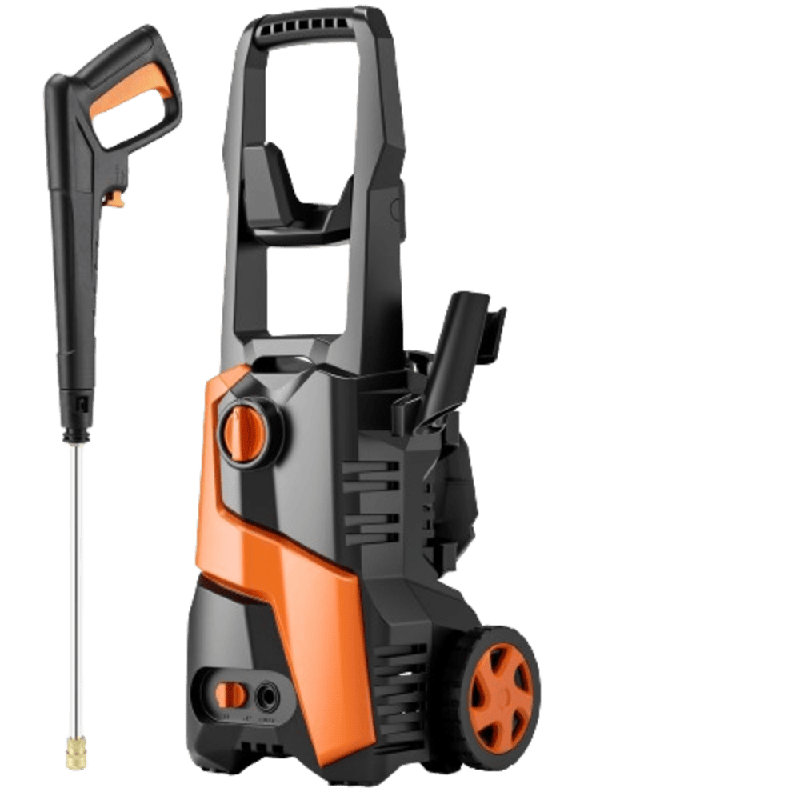 Electric Pressure Washer, Power Cleaning Machine W/Anti-Tipping Technology, 4-Nozzle Set, Foam Cannon, Outlet Hose, 2700 Psi Max, 1.7 Gpm Max, For Cars, Fence, Window, Patio, Home, Bicycle