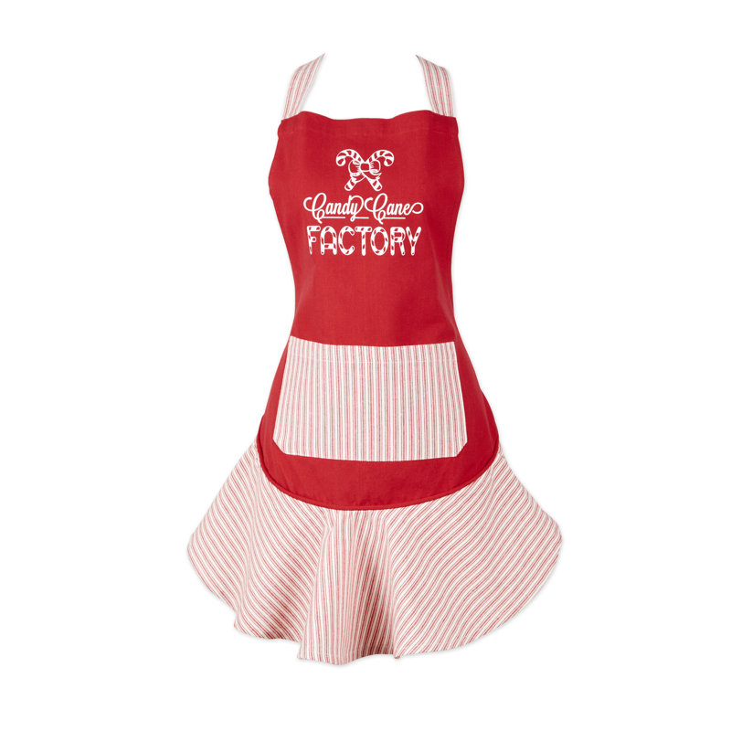 TABLIER RUFFLE CANDY canne