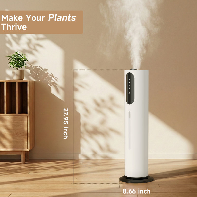 Humidificateur ultrasonique à vapeur froide 1.98Gal avec purificateur, filtration et diffuseur d'arômes