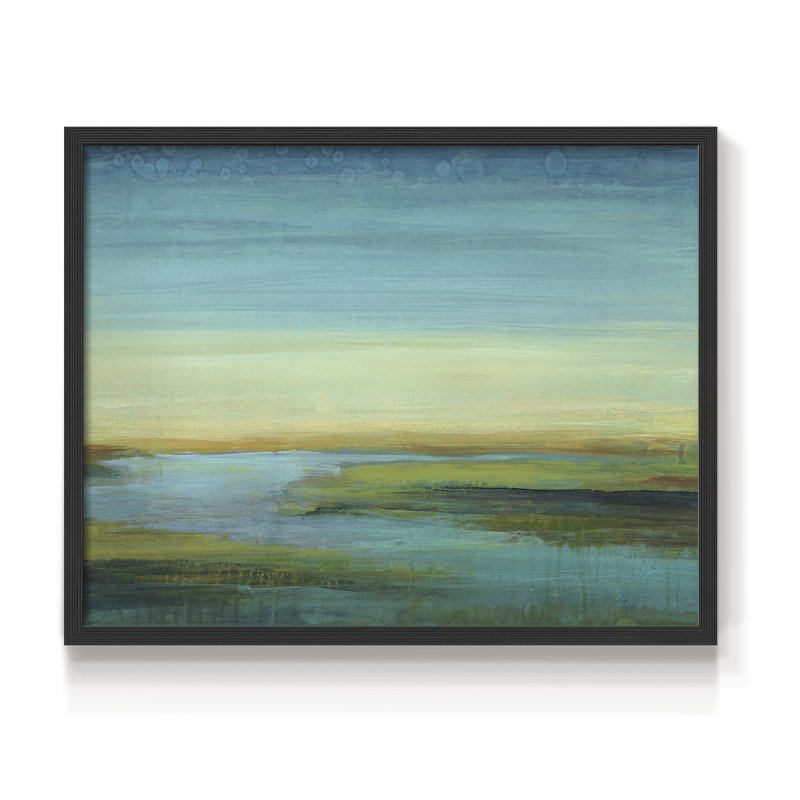 The Flow -Framed Print - Restickable, 22" H x 28" W, Noir, noir, noir, noir