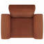 Fauteuil d'appoint rembourré Rust