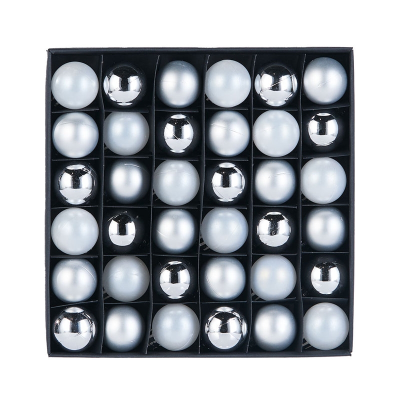 3cm Bauble, White