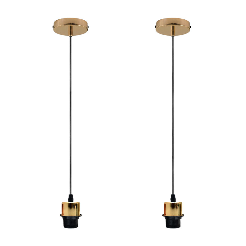 Bastow 2 - Light Single Pendant, French Gold, No