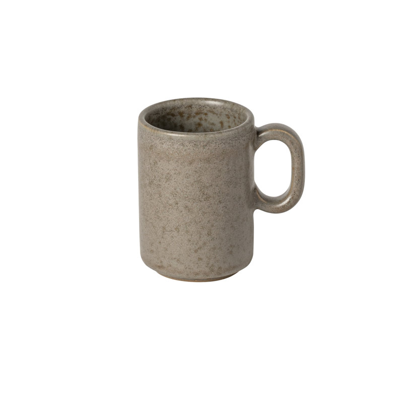 Tasse à café en grès Redonda, Brun fumé