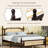 Pine Wooden Platform Bed With Rattan Headboard & Footboard-772424332-772424333