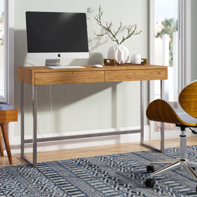 Lovern Solid Wood Writing Desk