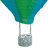 13"H Solar Hot Air Balloon with Flame LED Lights-95851383