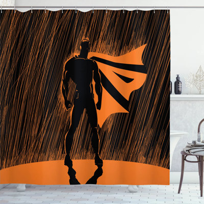 Shower Curtain with Hooks Included