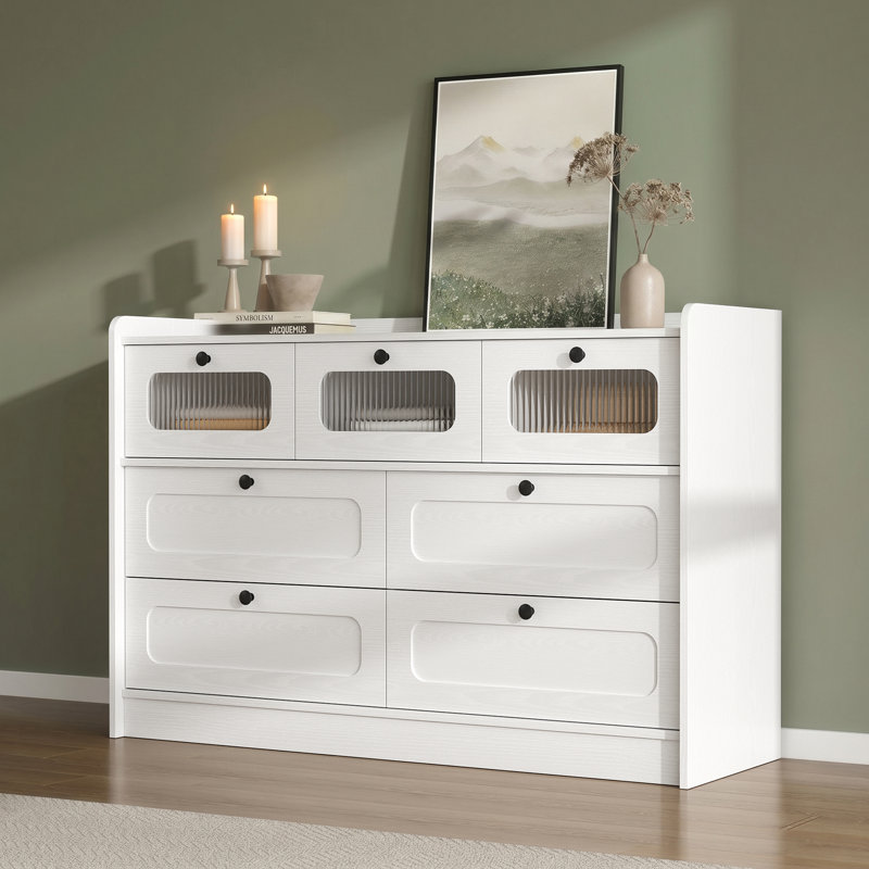 Ensemble de chambre à coucher 3 pièces (tables de chevet et commode)