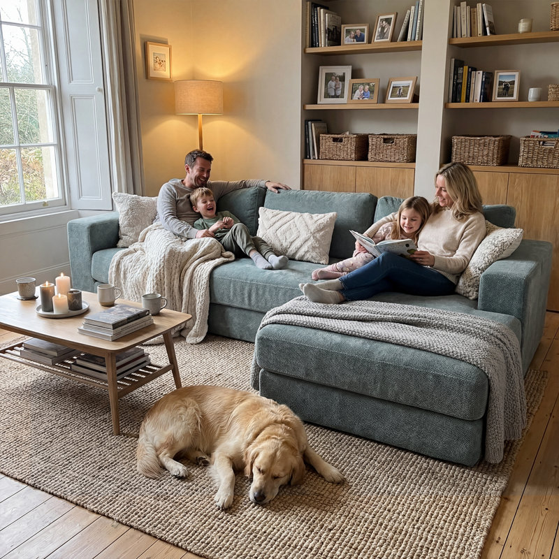 Chenille Sofa