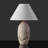 Lampe de table en travertin Kountz
