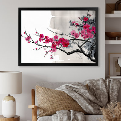 Asian Art Sumi Blossom II " Asian Art Sumi Blossom II "