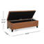 Banc de rangement en similicuir Geffray-106913330