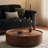 35.4-inch coffee tables, circular walnut design-1998140974-1998140972
