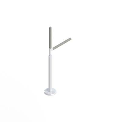 HEALTHCRAFT Advantage Rail Bariatric Portable: Poteau de support fixé au sol et amovible