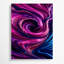 Abstrait art fluide sur toile mauve 39-579607731
