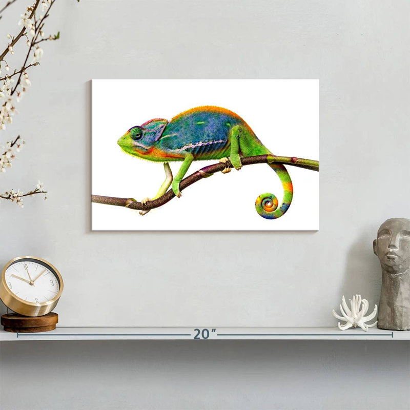 Still Chameleon, 8" H x 12" W