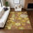 Premium Machine Washable Mayfield AMF2294 Floral Rug-2132791262-2132791206