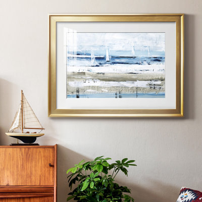 «Sea Gaze I», reproduction encadrée de qualité supérieure - prête à être accrochée