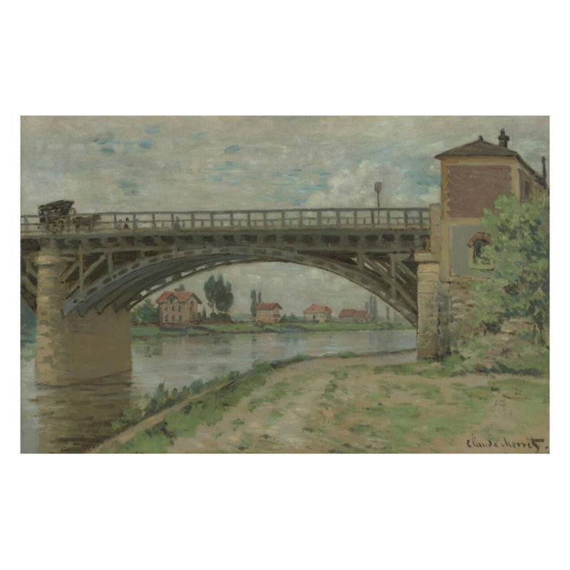 «Le Pont d’Argenteuil» par Claude Monet - Estampe numérique, H 22 po x l 28 po