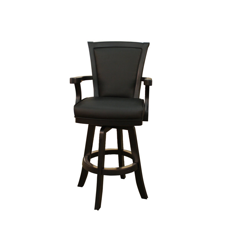 Upholstered Counter Stool, Noir antique