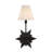 Ligetti Metal Armed Sconce in Black-1155676528
