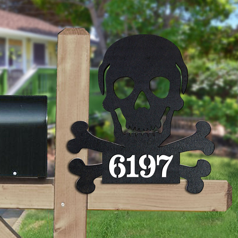 Fixation murale Scull and Bones