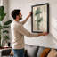 Bamboo Study Japandi - Framed Print-607233430-607233437