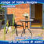 Round 3 - Piece 2 - Person 60Cm L Outdoor Bistro Set	
