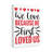 First Loved Us - Wrapped Canvas Print-684964668