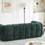 Canapé moderne en mousse de chenille, conception matelassée confortable pour le salon