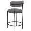 Chaise de comptoir rembourrée Concord Boucle (sans la table)-801186802