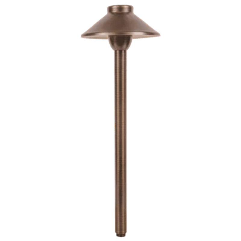 PLB02-NB Paquet de 12 lumières de sentier basse tension en laiton naturel