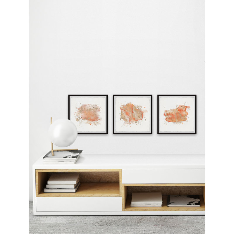 Smoke Of Deceit by Marmont Hill - 3 Piece Single Picture Frame Painting Set, 81" H x 81" W x 3.81" D