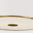 Silk Screen White Inside Clear Outside Glass Diffuser And White Linen Fabric Shade Flush Mount-112699480