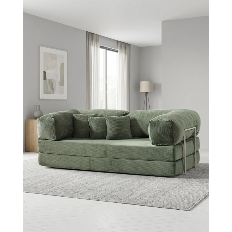 Canapé modulaire Green Velvet, Vert