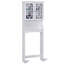 Rangement de salle de bain Red Barrel Studio avec tablettes réglables et portes-1025227091