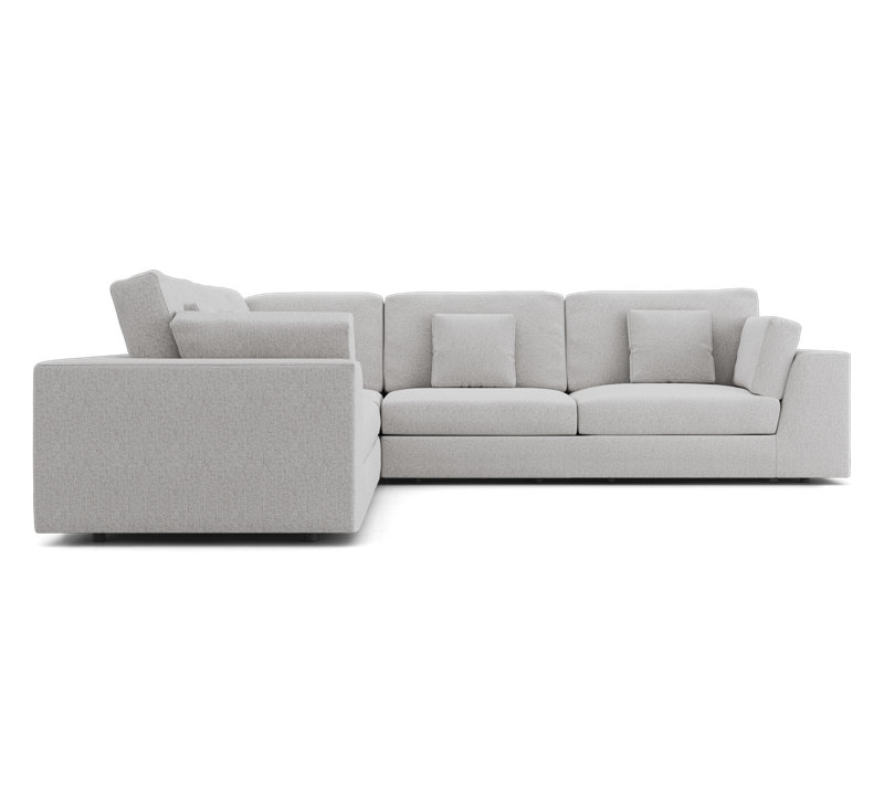 Perry Modular Sofa Set 01, Gris Fabric