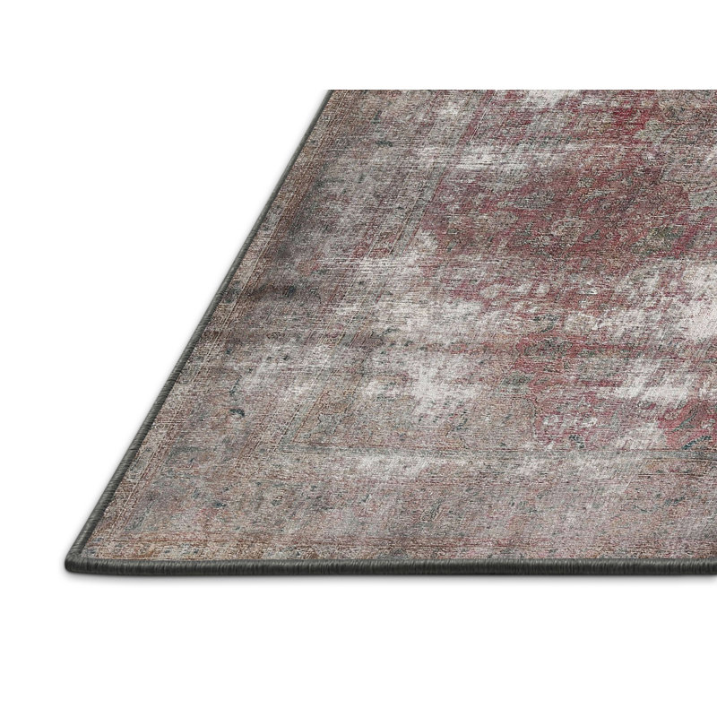 Tapis oriental brun clair / rouge, Rectangle 7 pi x 9 pi