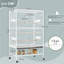 Cociani 132cm Flat Top Floor Bird Cage with Wheels