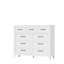 Armoire de rangement en métal blanc avec tiroirs coulissants
