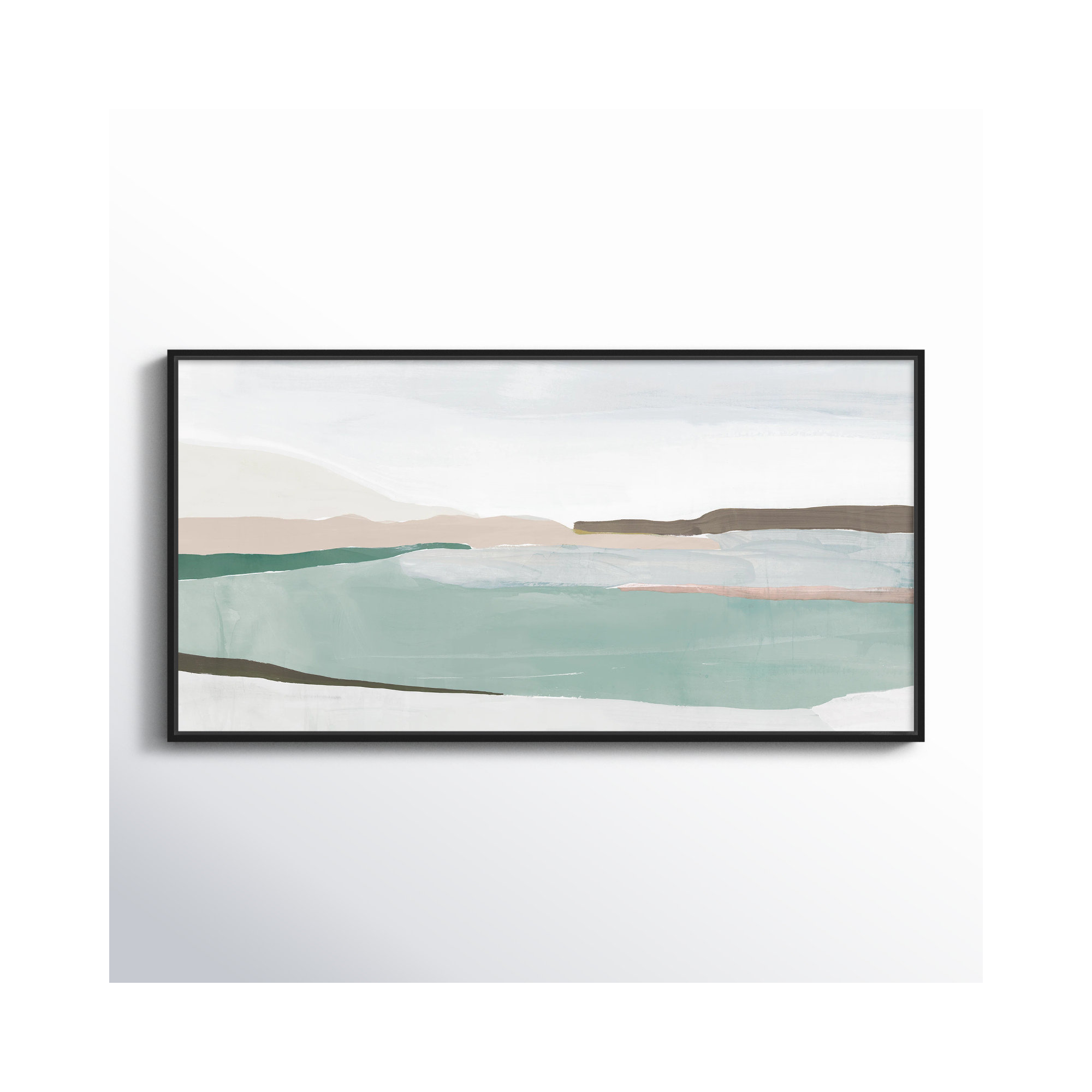 Sole Of The Land II, Black, 21.5" H x 41.5" W x 2" D