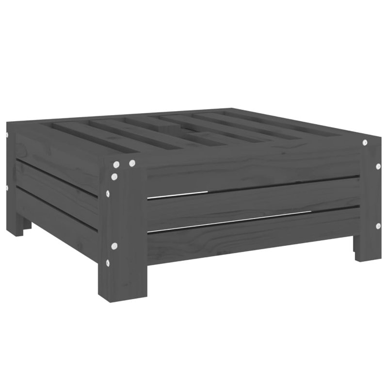 Parasol Base Cover Solid Wood Pine, Grey