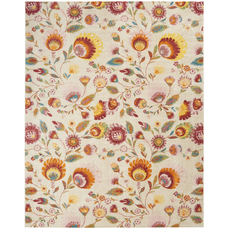 Whittman Floral Indoor Rug, Rectangle 7'10" x 9'10"