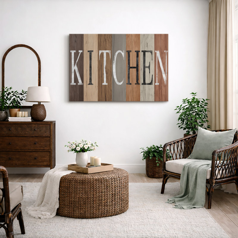 «Kitchen Kitchen», impression sur toile, impression sur toile encadrée, H 24 po x l 36 po x P 1,5 po, Toile tendue
