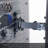 Vivo Single Computer Monitor Pegboard Mount With Arm