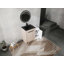 Meuble-lavabo sur pied 36 po avec lavabo en céramique et armoires de rangement, porte à fermeture douce, tablette réglable-1977195313