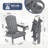  Outdoor Folding Adirondack Chair-304253547
